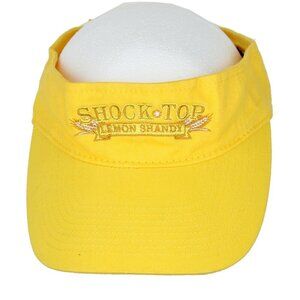 Shock Top Lemon Shandy Beer Yellow Sun Visor Hat